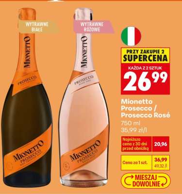 MIONETTO PROSECCO / PROSECCO ROSÉ