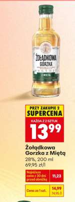 ŻOŁĄDKOWA GORZKA Z MIĘTĄ