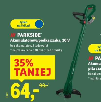 PARKSIDE Akumulatorowa podkaszarka, 20 V