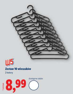 Zestaw 10 wieszaków