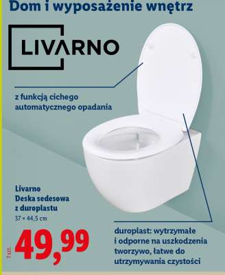 Livarno Deska sedesowa z duroplastu