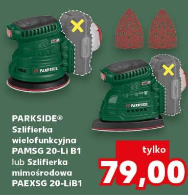 PARKSIDE® Szlifierka wielofunkcyjna PAMSG 20-Li B1 lub Szlifierka mimośrodowa PAEXSG 20-LiB1
