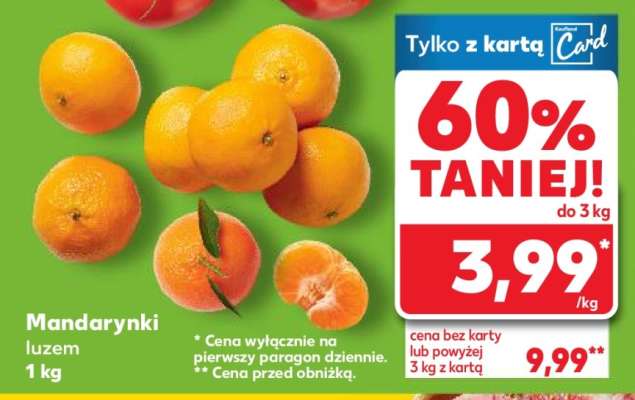 Mandarynki luzem 1 kg