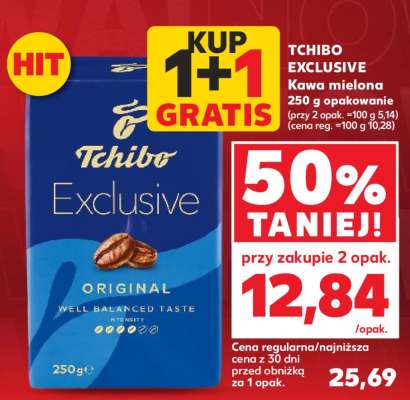 TCHIBO EXCLUSIVE Kawa mielona 250 g opakowanie