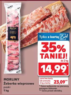 MORLINY Żeberka wieprzowe paski