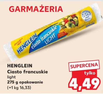 HENGLEIN Ciasto francuskie light
