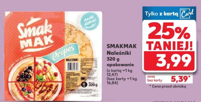 SMAKMAK Naleśniki 320 g opakowanie