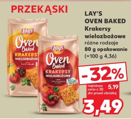 LAY'S OVEN BAKED Krakersy wielozbożowe