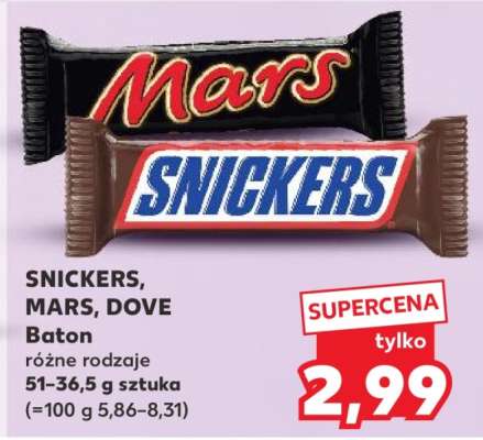SNICKERS, MARS, DOVE