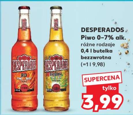 DESPERADOS Piwo 0-7% alk.