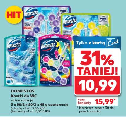 DOMESTOS Kostki do WC