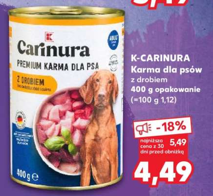 K-CARINURA Karma dla psów z drobiem