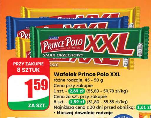Wafelek PRINCE POLO XXL