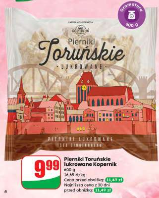 Pierniki Toruńskie lukrowane Kopernik