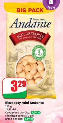 Biszkopty mini Andante