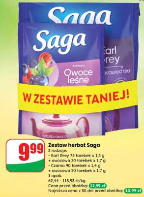 Zestaw herbat Saga