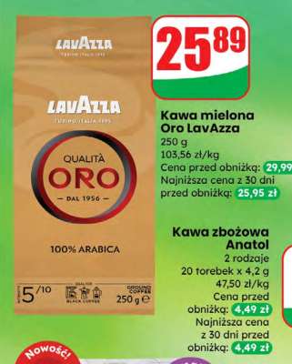 Kawa mielona Oro LavAzza