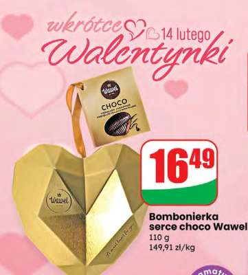 Bombonierka serce choco Wawel