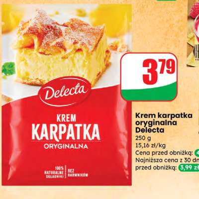 Krem Karpatka oryginalna Delecta