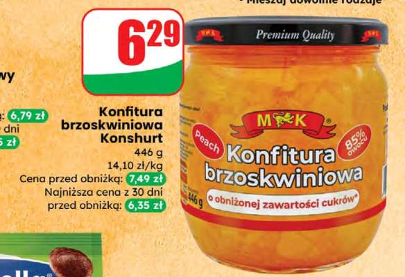 Konfitura brzoskwiniowa Konshurt