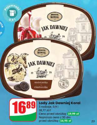 Lody JAK DAWNIEJ KORAL