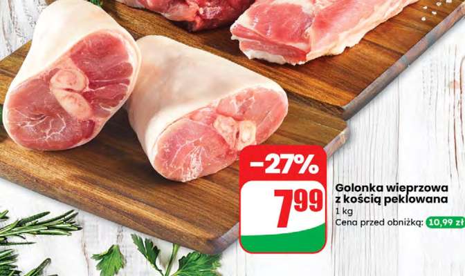 Golonka wieprzowa z kością peklowana