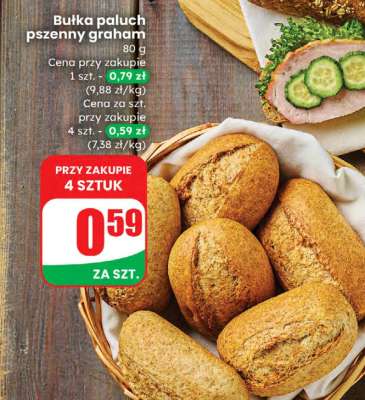 Bułka Paluch pszenny graham