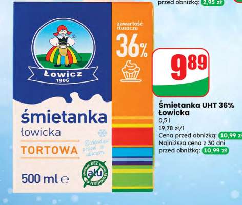 Śmietanka UHT 36% łowicka
