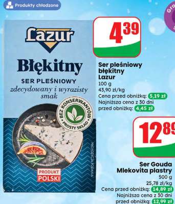 Ser pleśniowy BŁĘKITNY LAZUR