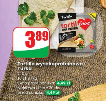 Tortilla wysokoproteinowa Turka