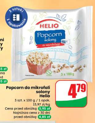 Popcorn do mikrofalí solony Helio