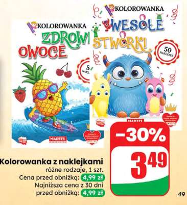 Kolorowanka z naklejkami
