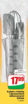 Kubek z miarką i akcesoriami silikonowymi Enkele
