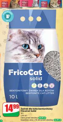 Żwirek dla kota bentonitowy Fricocat Solid