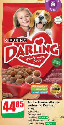 Sucha karma dla psa wołowina Darling