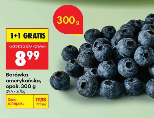 Borówka amerykańska opak 300 g