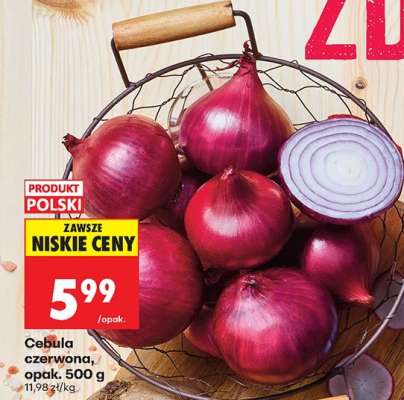 Cebula czerwona opak . 500 g