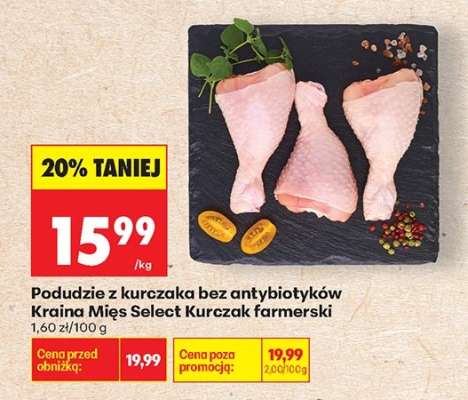Podudzie z kurczaka bez antybiotyków Kraina Mięs Select Kurczak farmerski