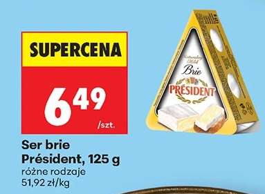 Ser brie Président, 125 g