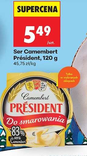 Ser Camembert Président, 120 g