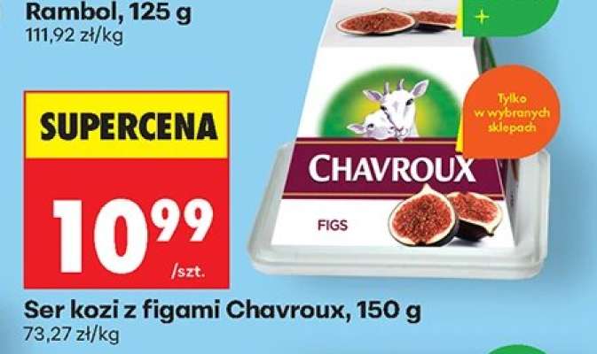 Ser kozi z figami Chavroux, 150 g