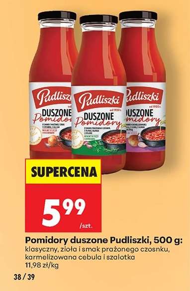 Pomidory duszone Pudliszki, 500 g