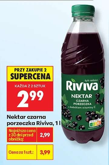 Nektar czarna porzeczka Riviva, 1l