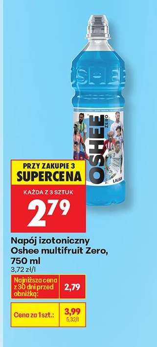 Napój izotoniczny Oshee multifruit Zero, 750 ml