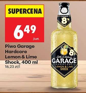 Piwo Garage Hardcore Lemon & Lime Shock, 400 ml