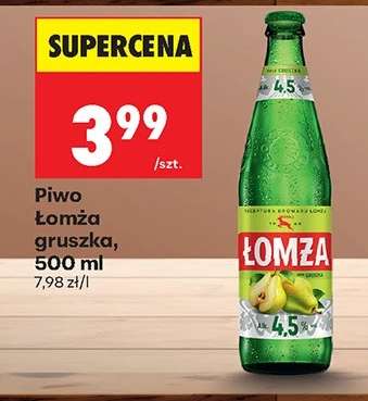 Piwo Łomża gruszka, 500 ml