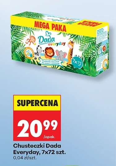 Chusteczki Dada Everyday 7x72 szt