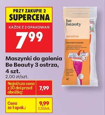 Maszynki do golenia Be Beauty 3 ostrza, 4 szt.