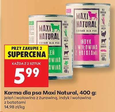 Karma dla psa Maxi Natural, 400 g