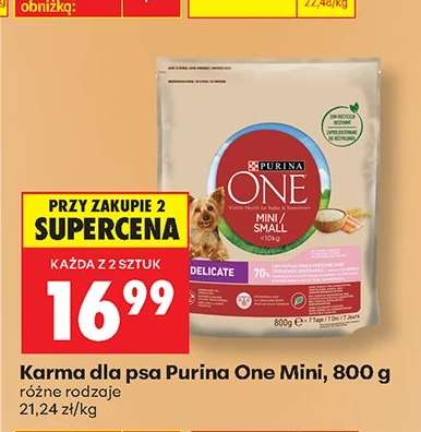 Karma dla psa Purina One Mini 800 g